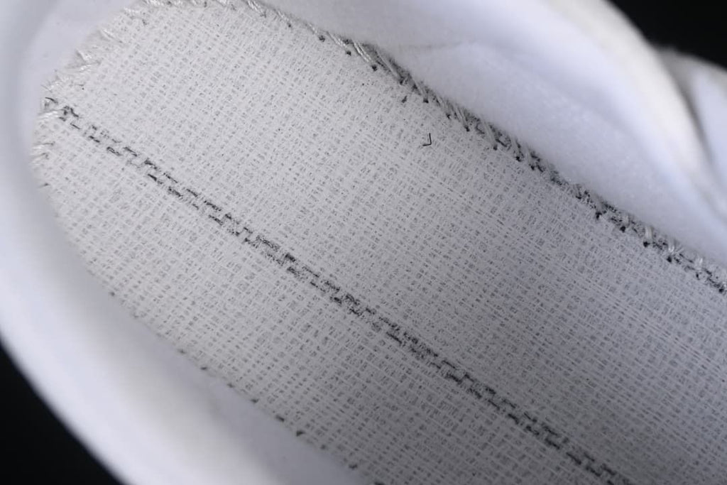 Close-up of the textured underside of the shoe upper
