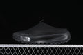Black The North Face slip-on mule shown from the side