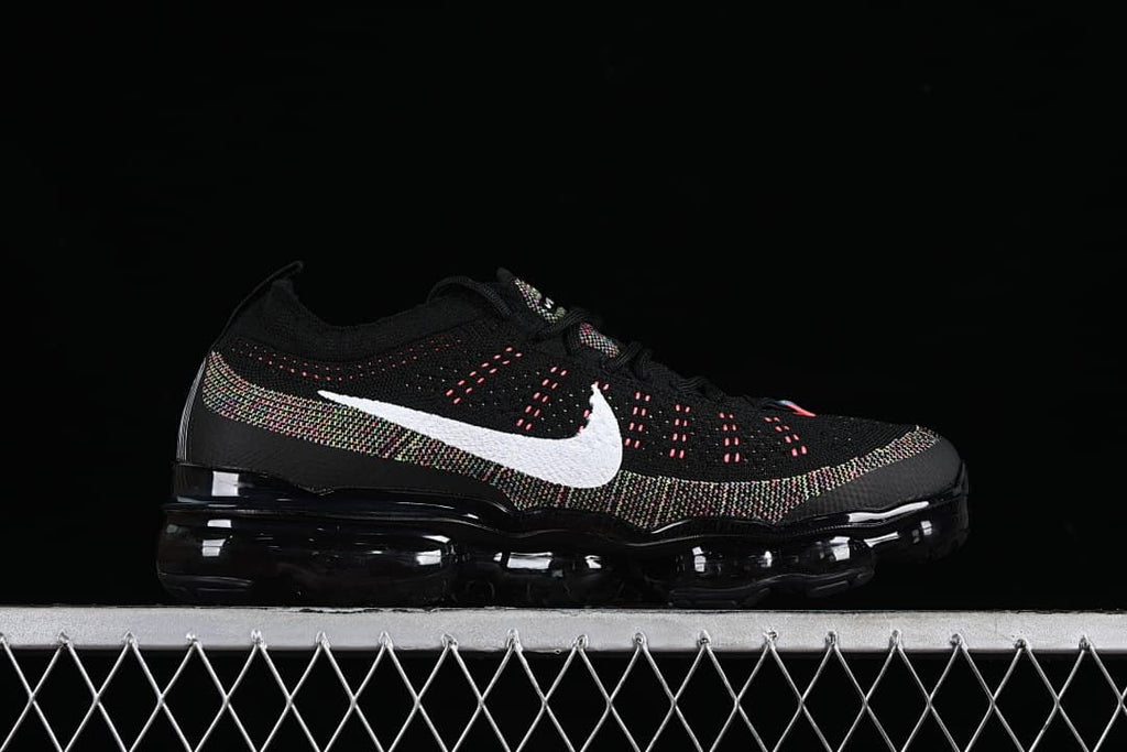 Side profile highlighting the white Swoosh and visible air-cushion sole