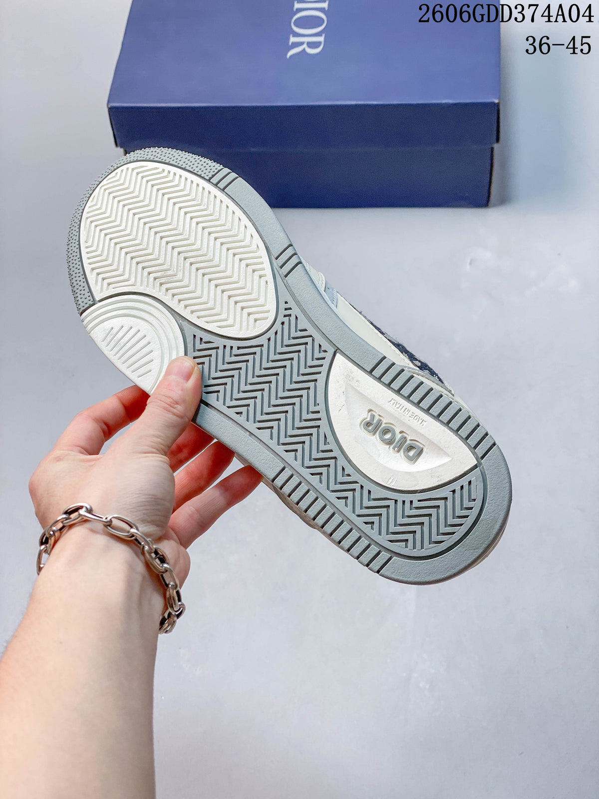 Close-up of the sneaker outsole with a patterned tread
