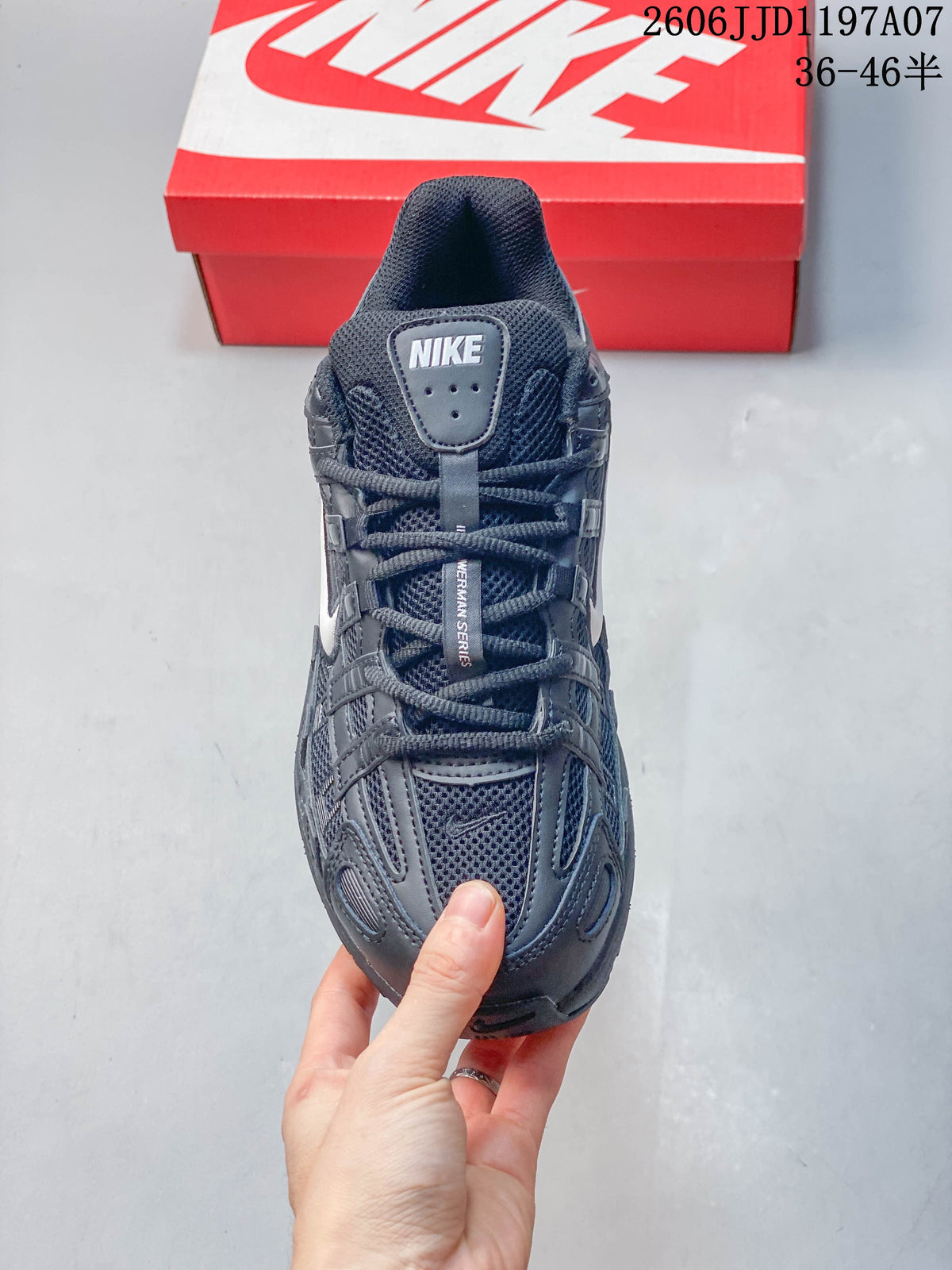 Top view of the sneaker showing its laces and mesh panels
