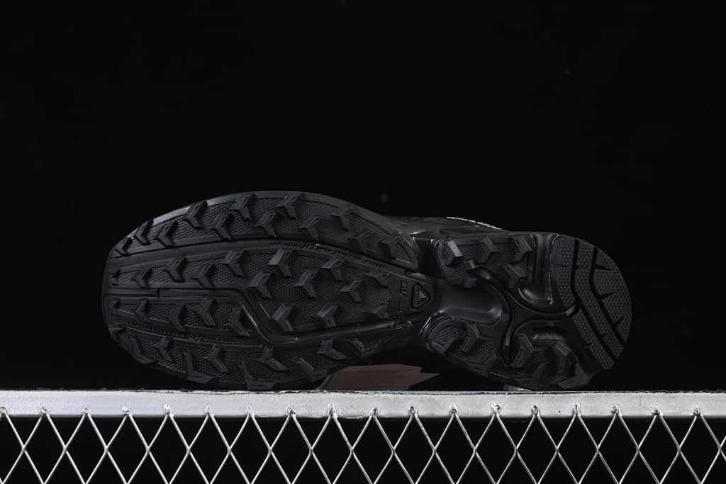 Underside view showing the tread pattern