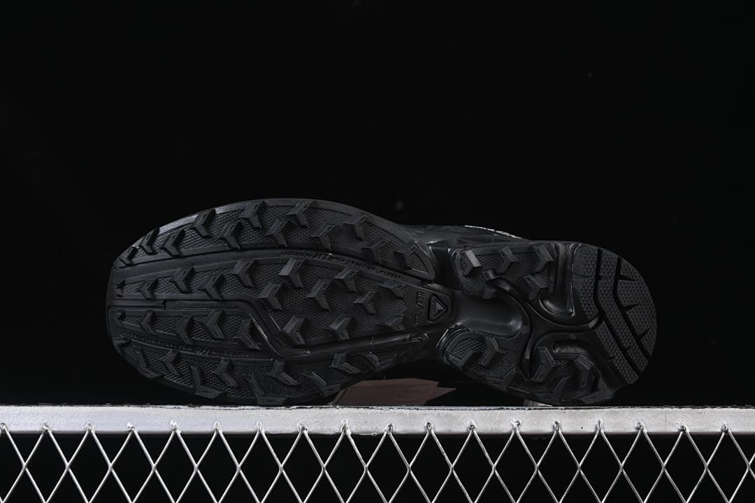 Underside view showing the tread pattern