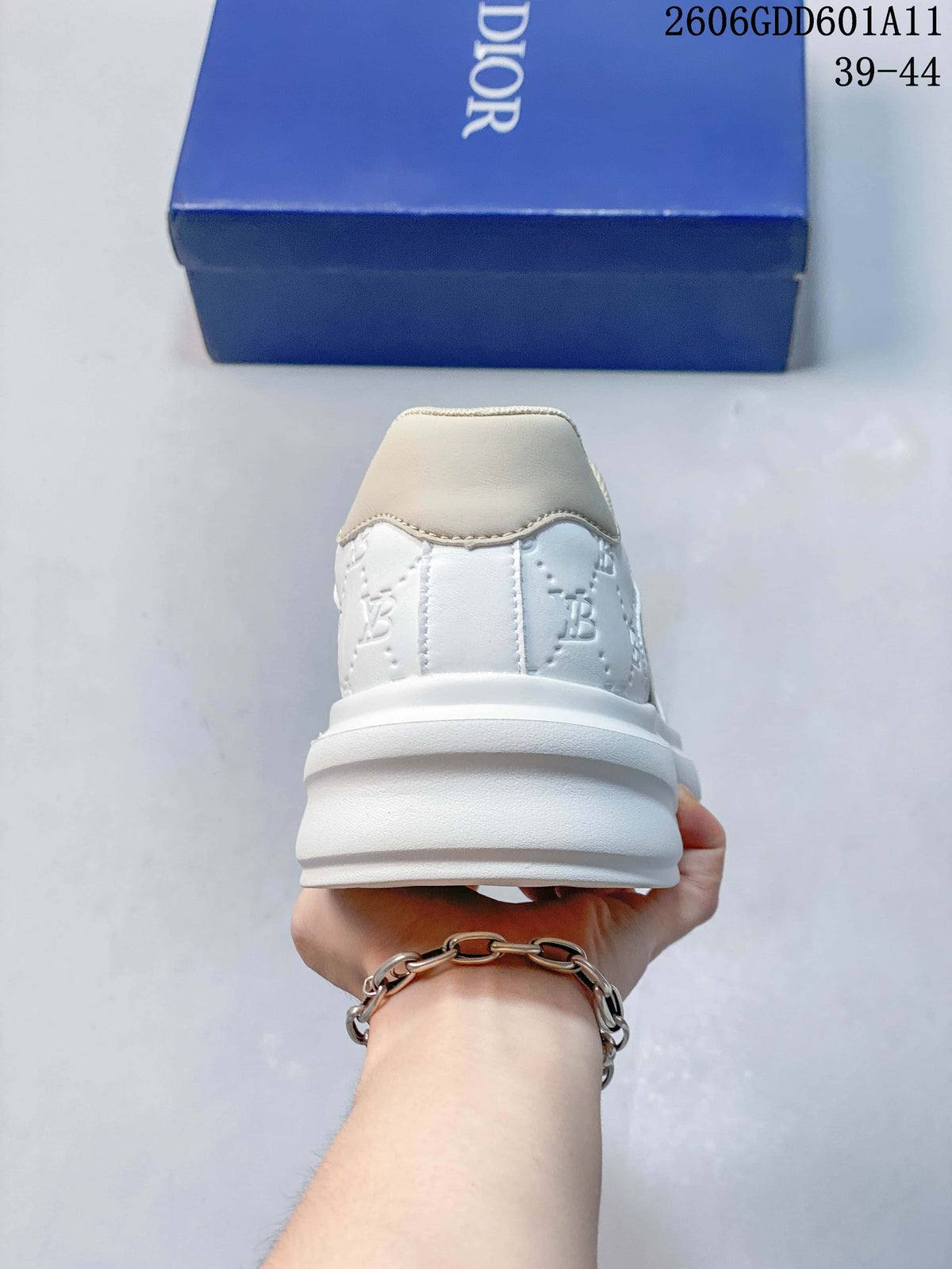 Rear view showing the white heel, embossed details, and thick sole.