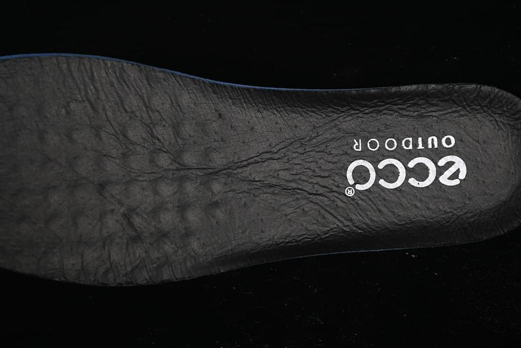 Close-up of the insole with ECCO Outdoor branding
