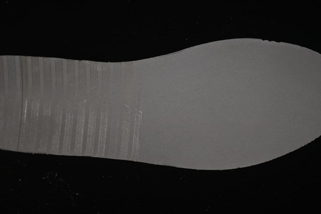 Close-up view of the sneaker outsole
