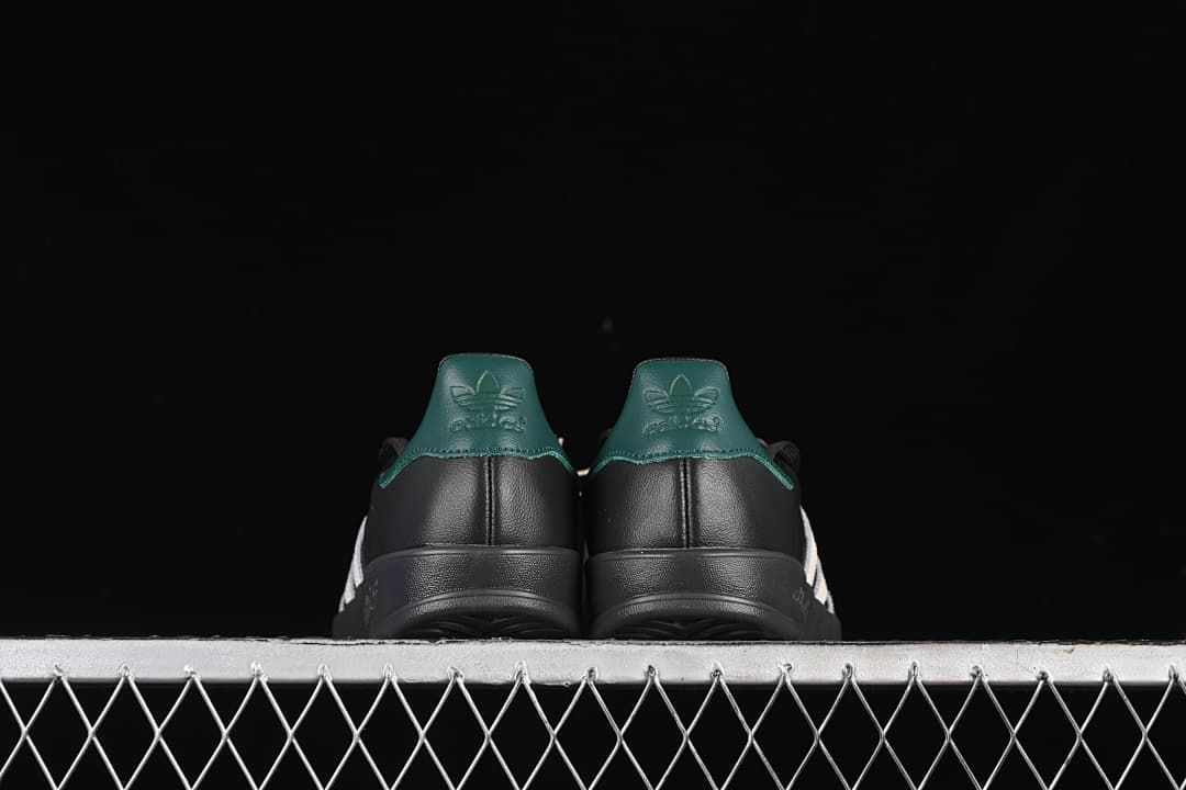 Rear view of the pair showing teal-green heel accents
