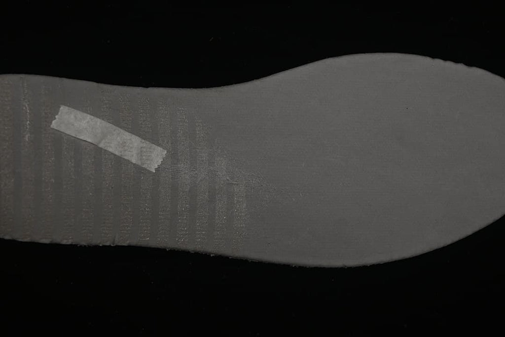 Close-up of the sneaker outsole.