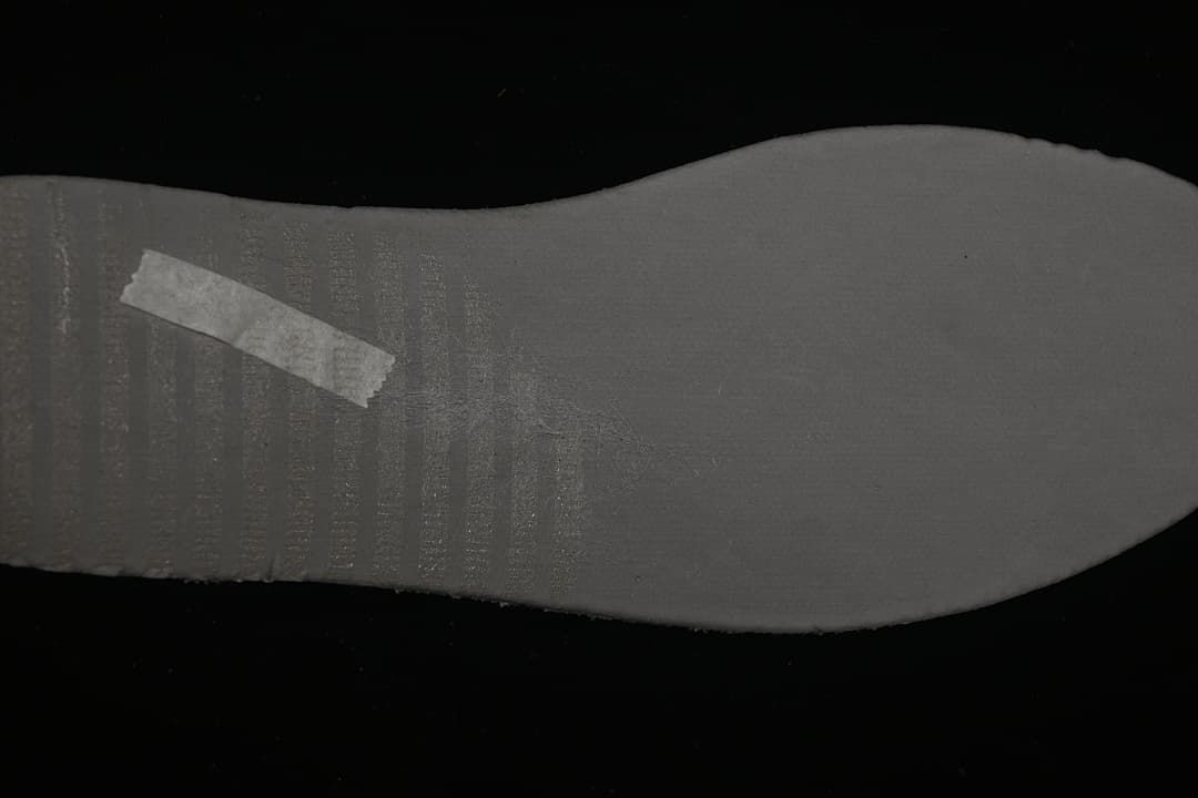 Close-up of the sneaker outsole.