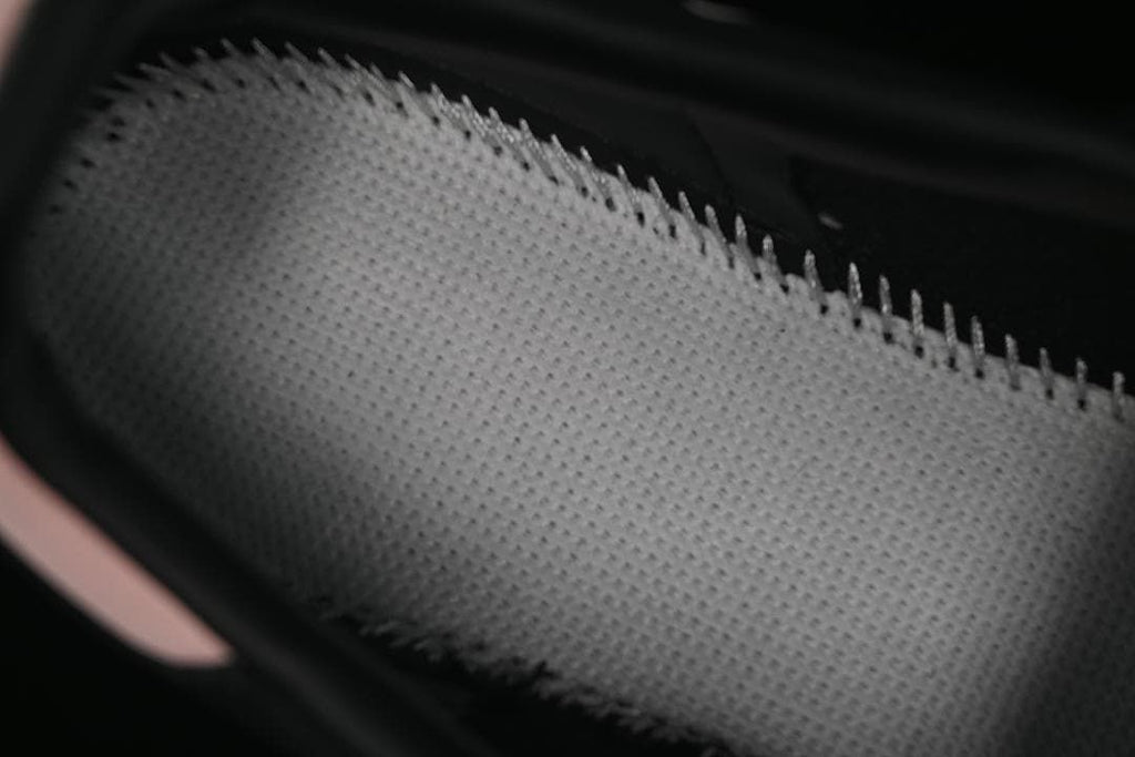 Close-up of the textured interior lining