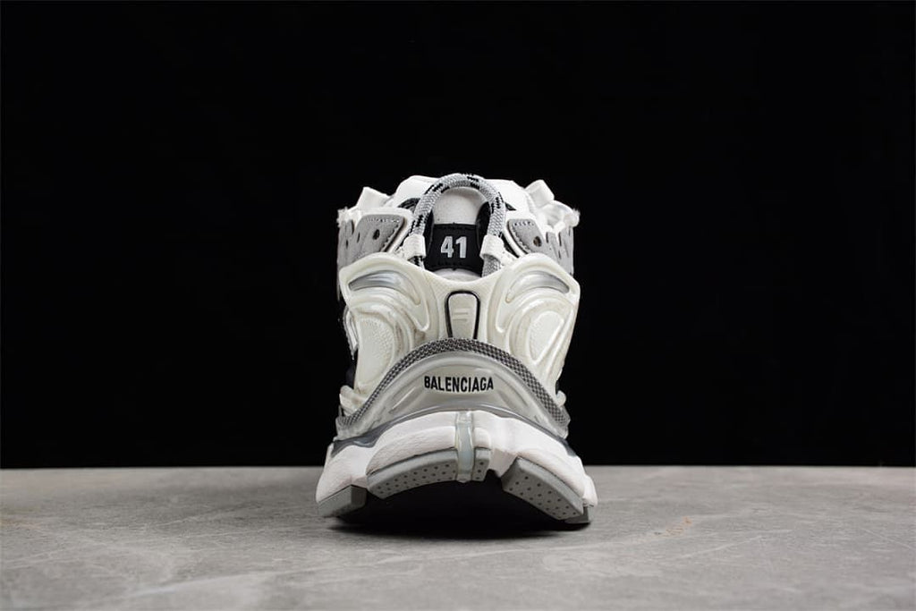 Rear view showing the chunky sole and heel branding