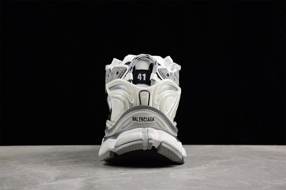 Rear view showing the chunky sole and heel branding