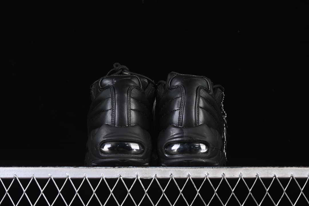 Rear view of both sneakers with visible heel Air units