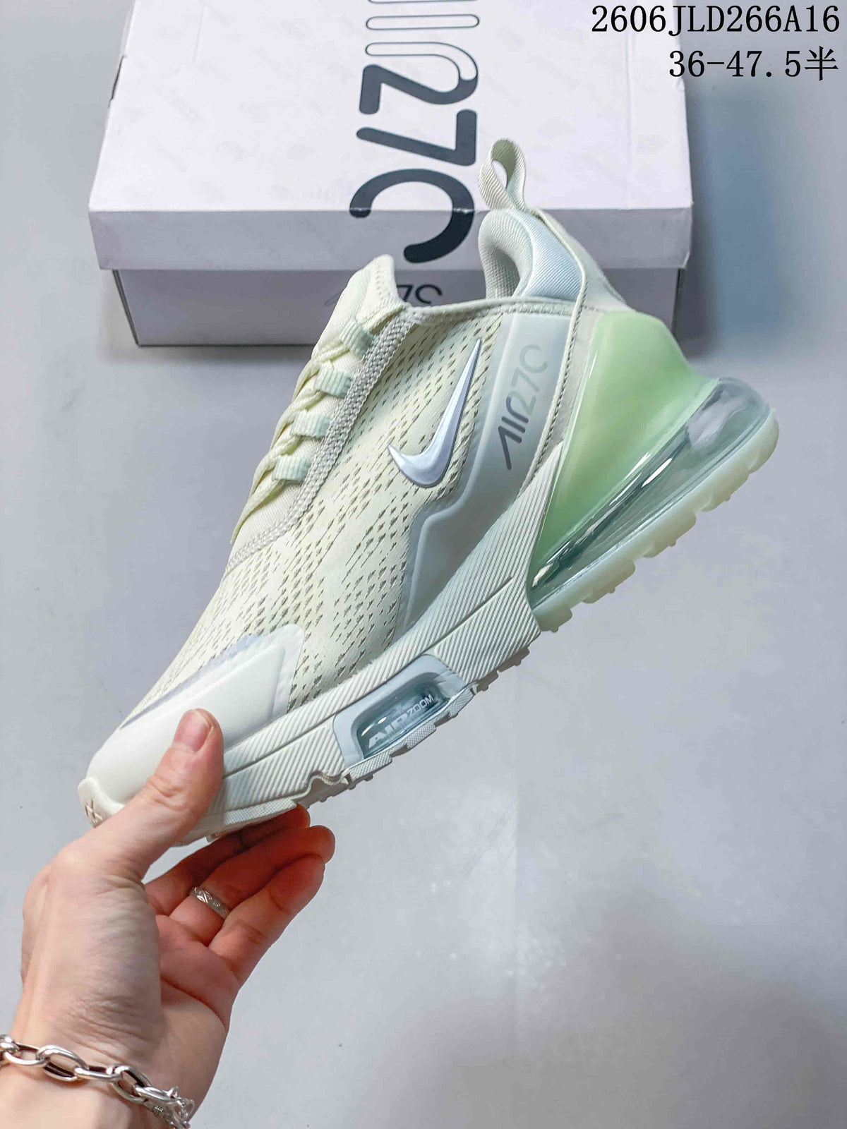 Side view of a Nike Air Max 270 with a prominent heel air unit