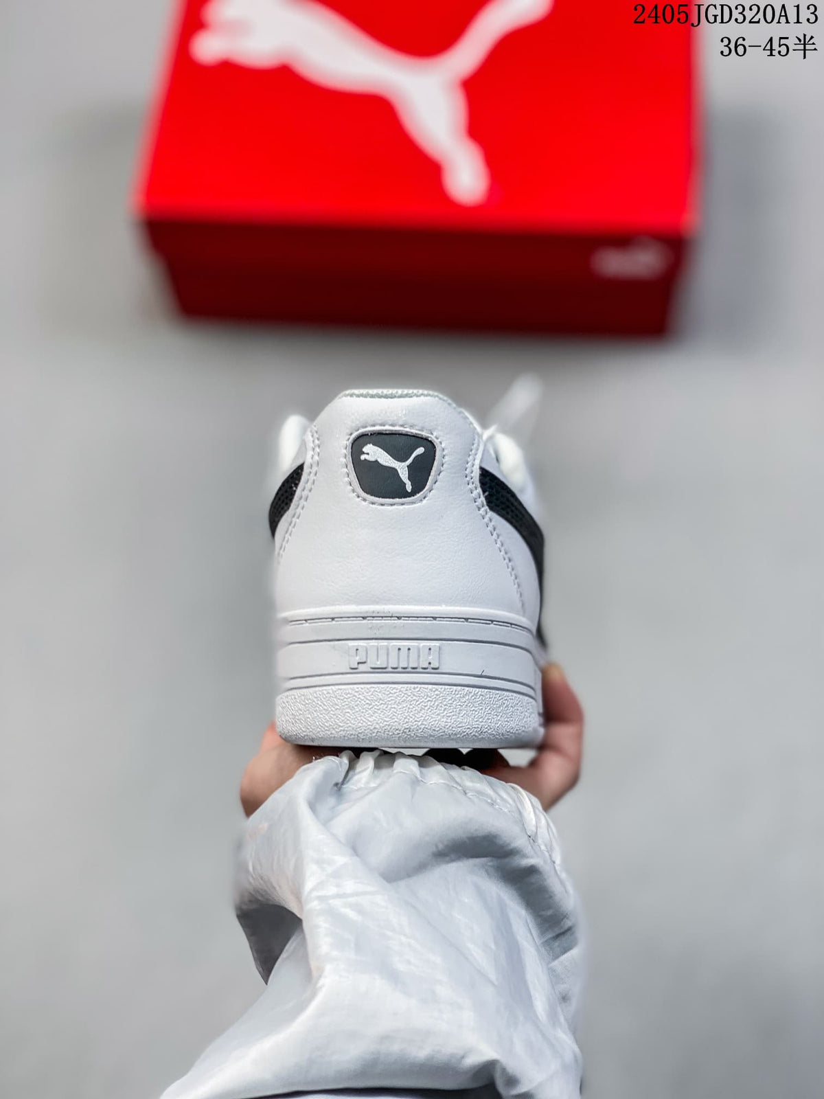Rear view showing the heel logo and textured sole