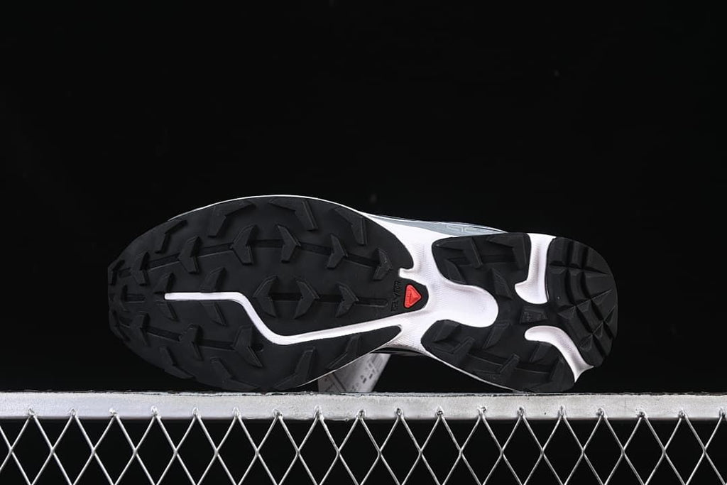 Underside view showing the patterned outsole.