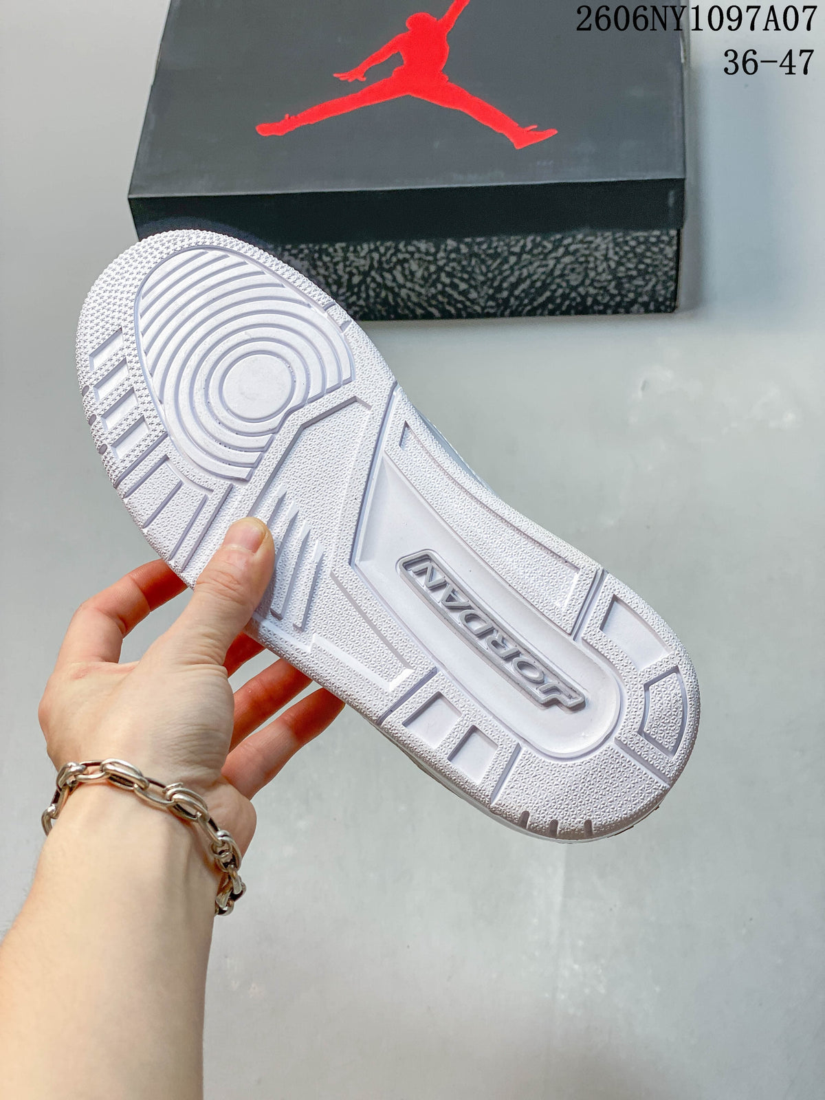 Underside of the sneaker showing the tread pattern