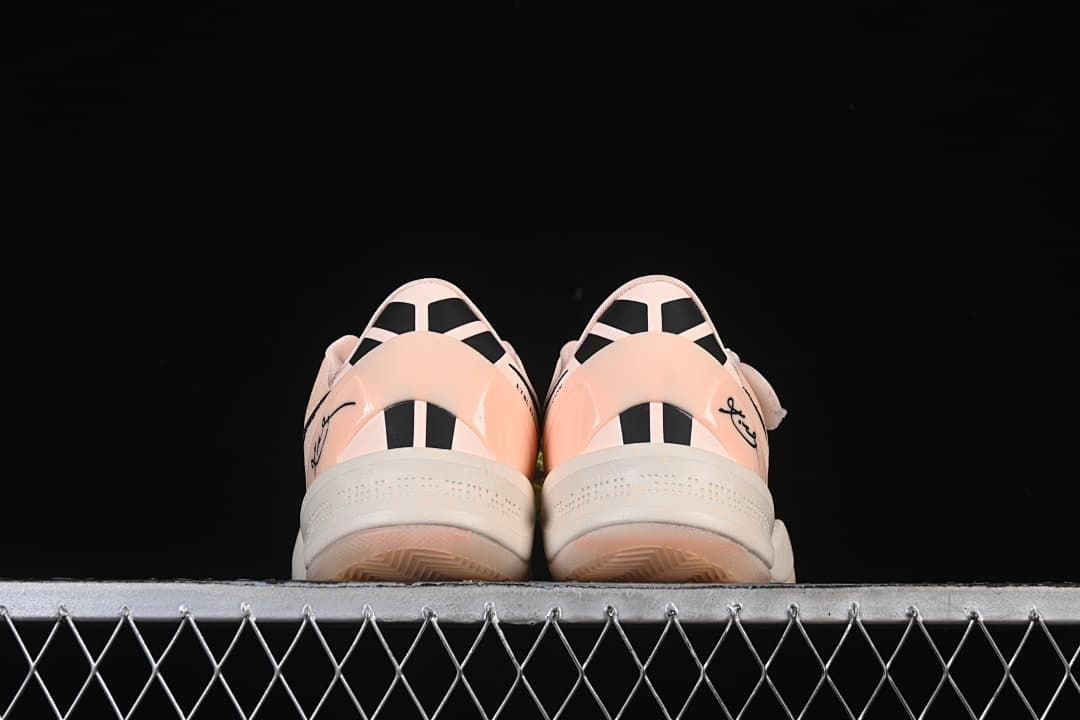 Rear view of both shoes