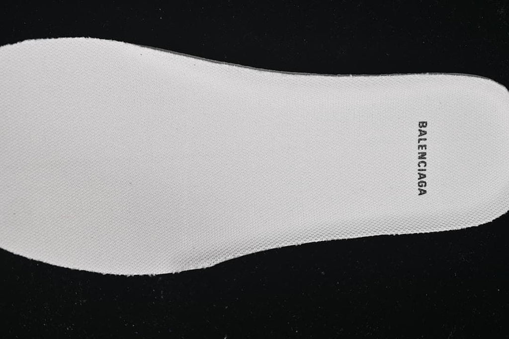 White insole with Balenciaga branding