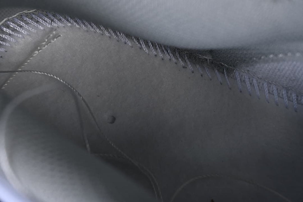 Close-up of interior stitching and lining
