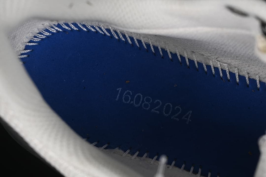 Close-up view inside the shoe showing the insole