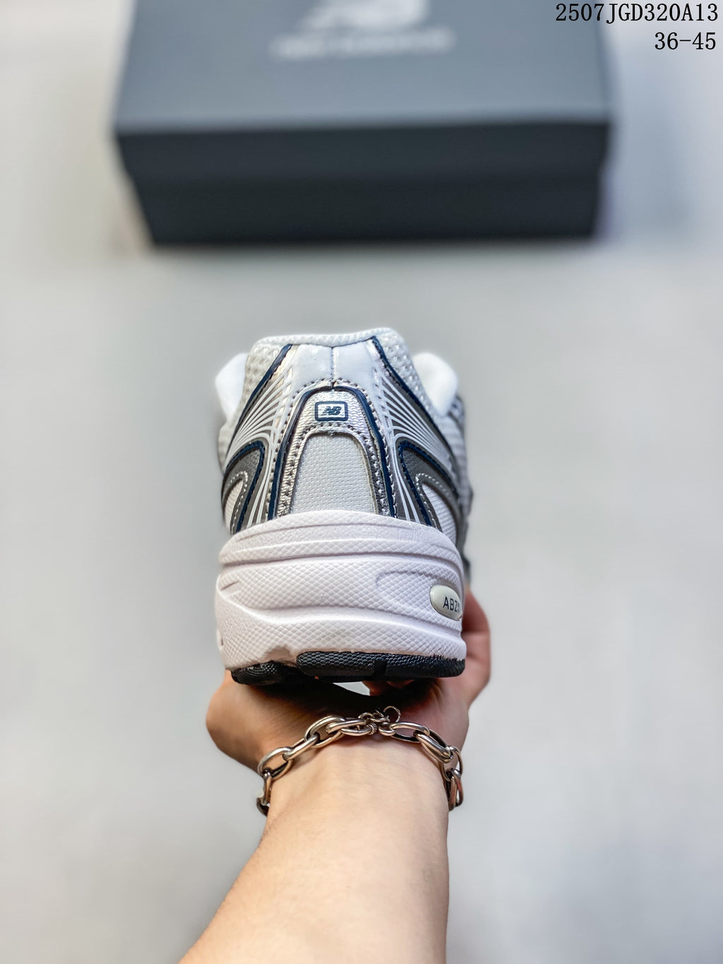 Rear view showing the layered heel design and sculpted midsole.