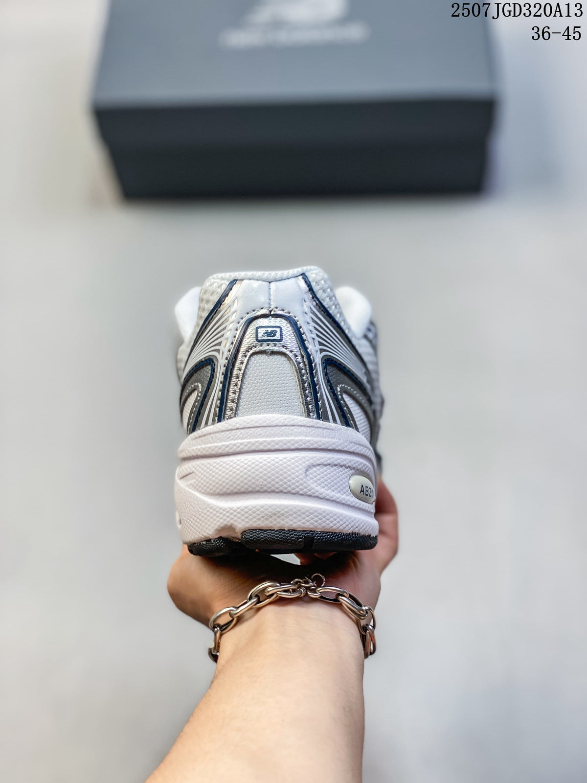 Rear view showing the layered heel design and sculpted midsole.