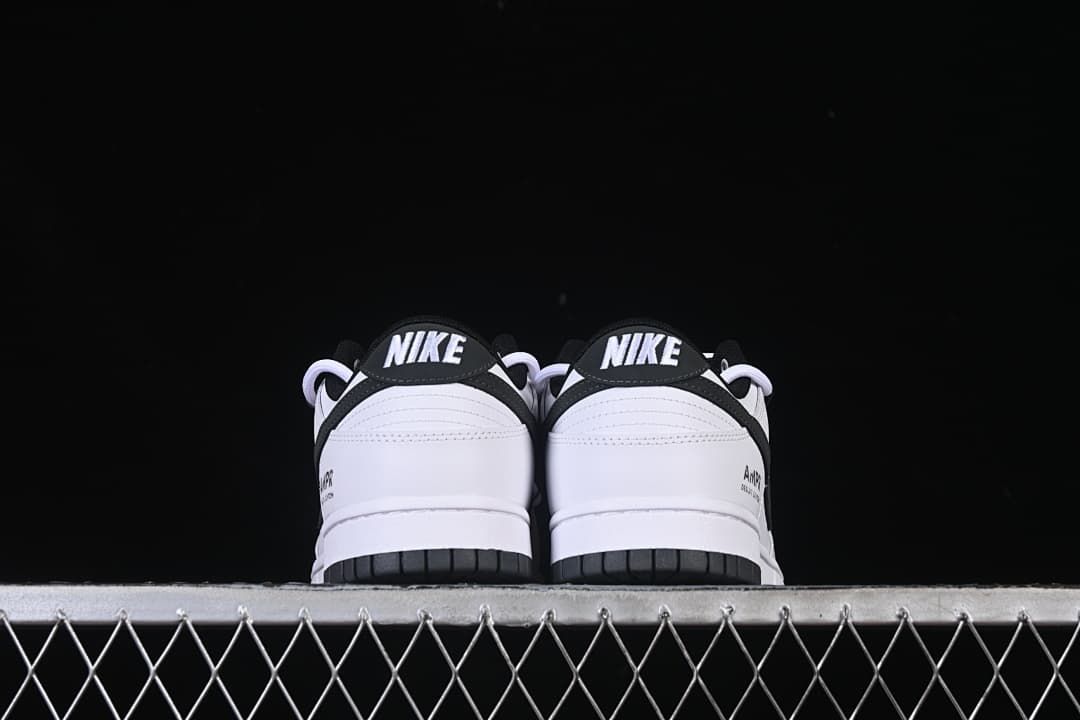 Rear view of both sneakers