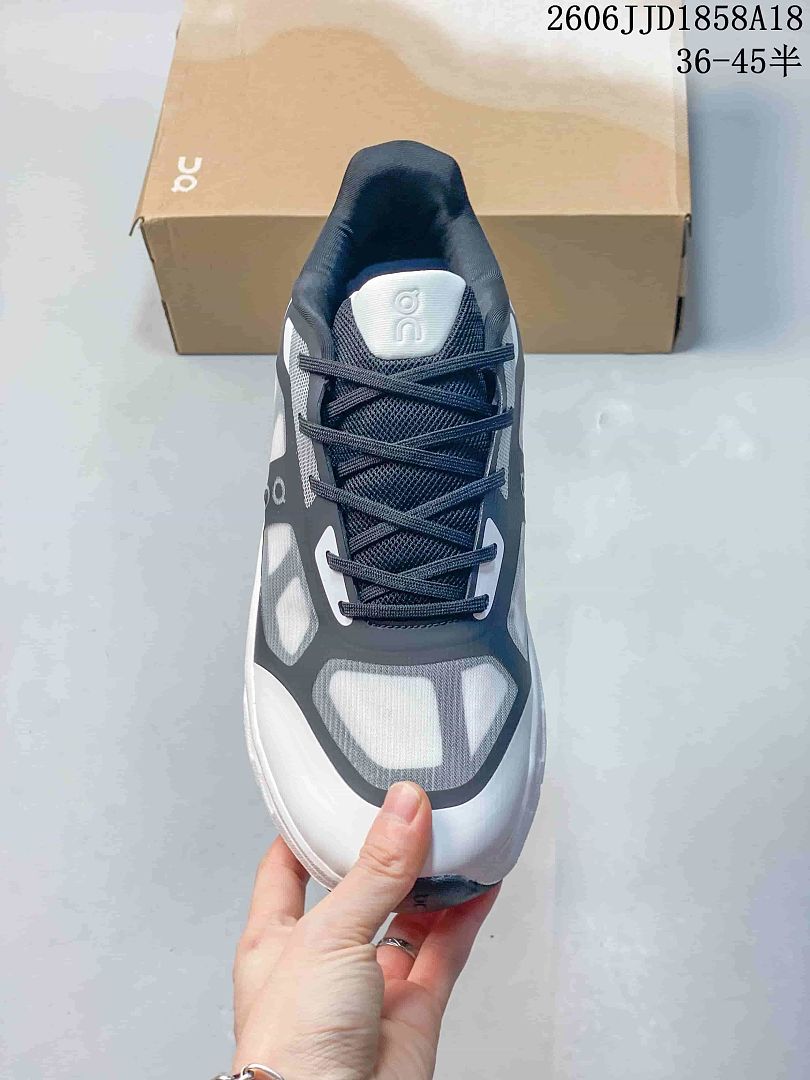 Top-down view of the sneaker showing its laces and contrasting upper panels.