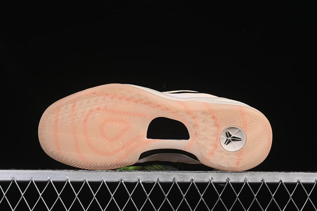 Underside view showing the translucent-looking outsole