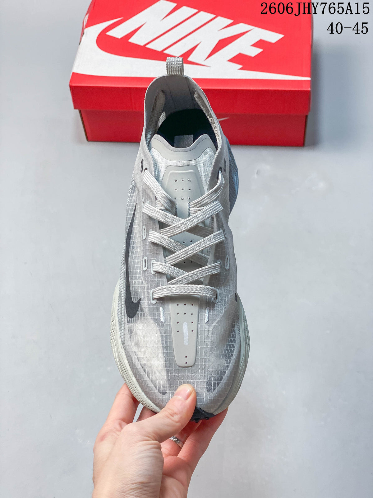 Top view of the Nike Ava Rover shoe showing the laces and patterned upper