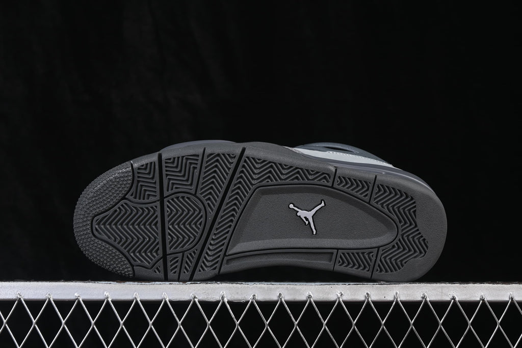 Underside view showing the dark outsole and Jumpman logo.