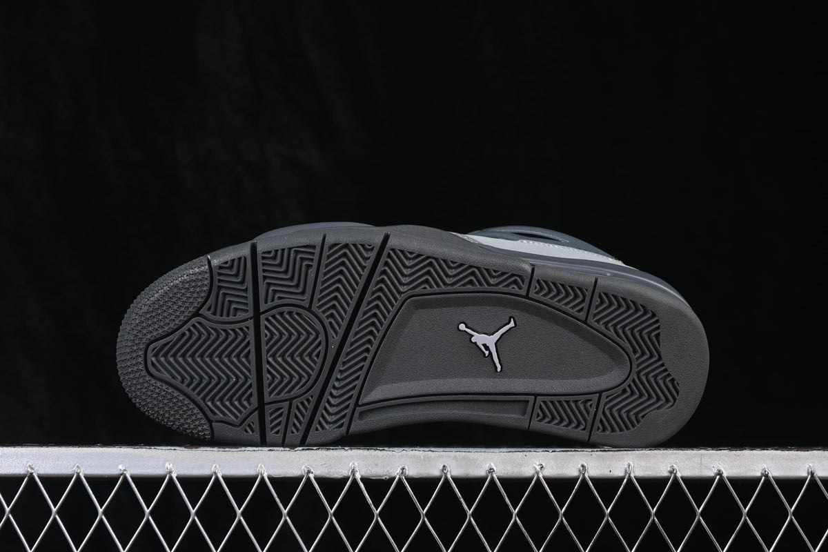 Underside view showing the dark outsole and Jumpman logo.