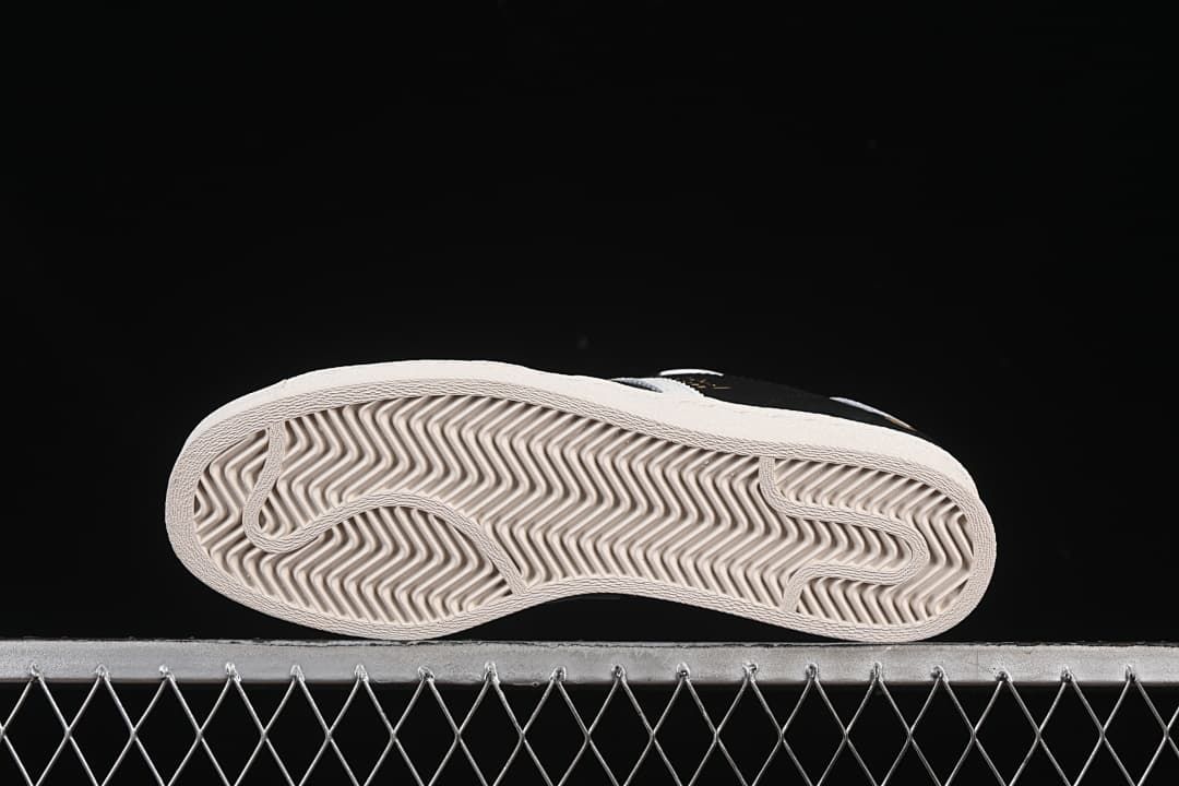 Underside view showing the patterned outsole