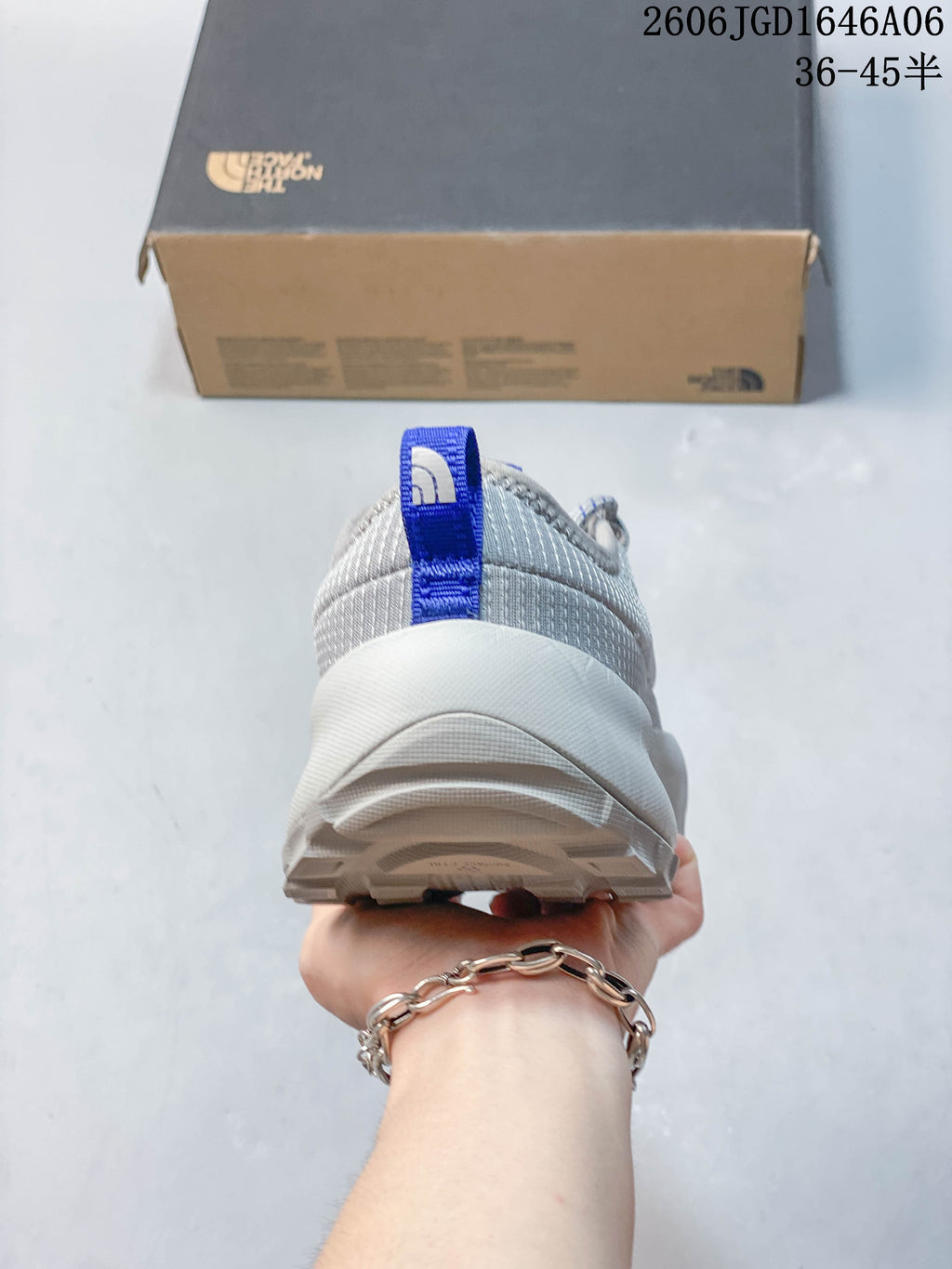 Rear view showing the heel pull tab and outsole.