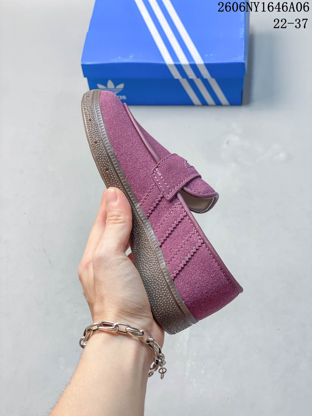 Side profile showing the three stripes and low-profile sole