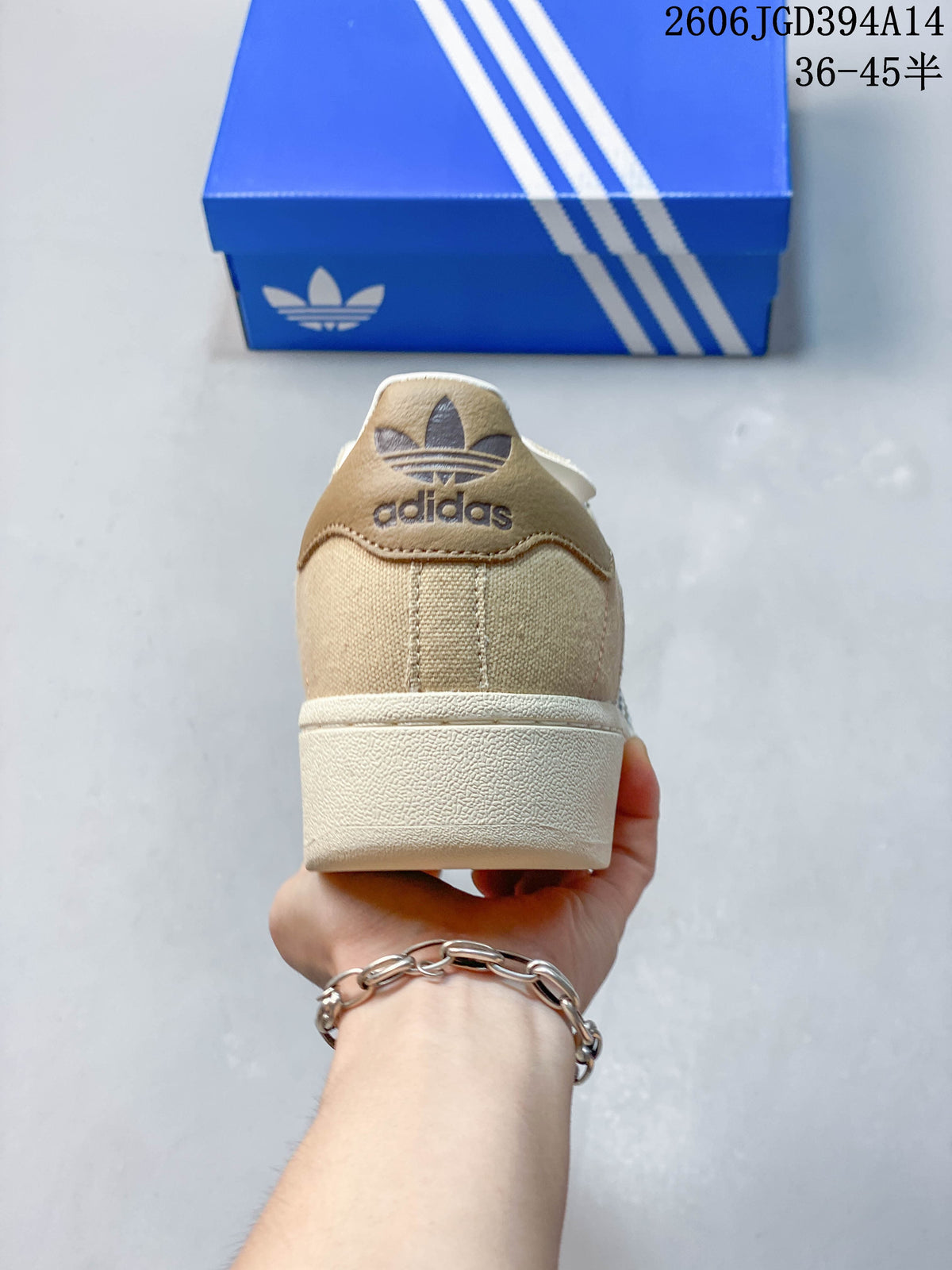 Rear view of the sneaker showing the heel panel and branding
