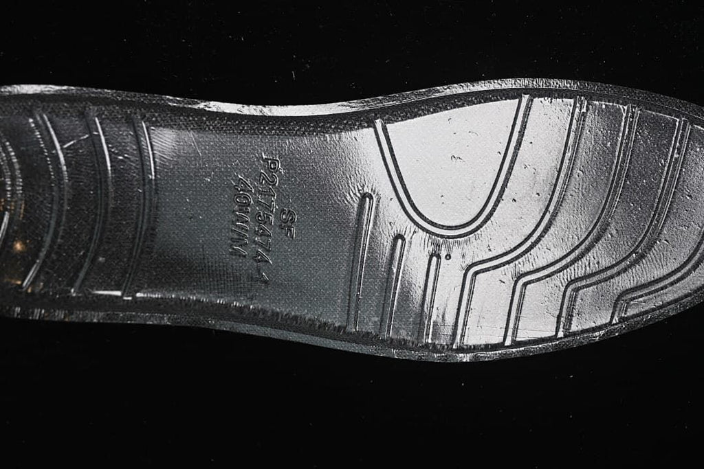 Close-up of the sneaker outsole.