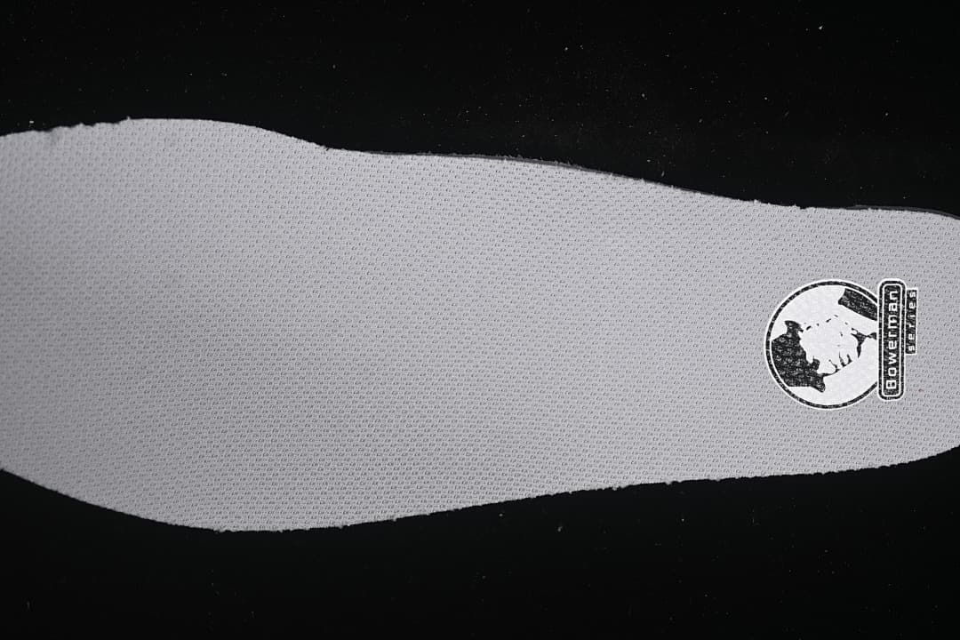 Close-up of the shoe insole