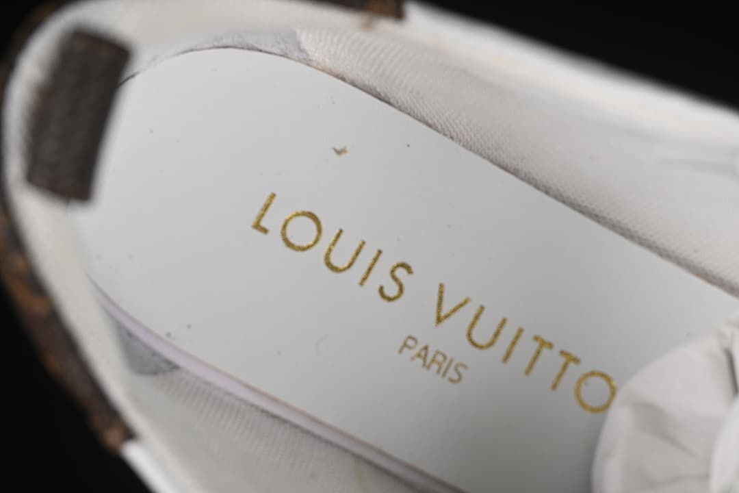 Close-up of the insole and interior branding.