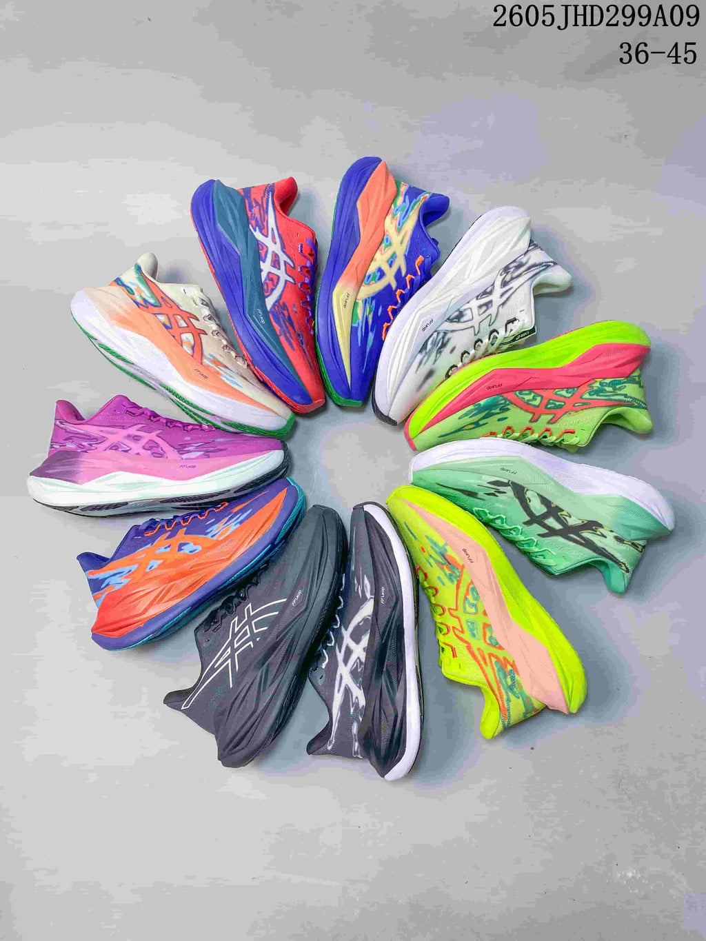 Pink ASICS Superblast 3 running shoe with a white midsole