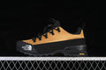 Side profile of a black and gold The North Face Glenclyffe Low shoe
