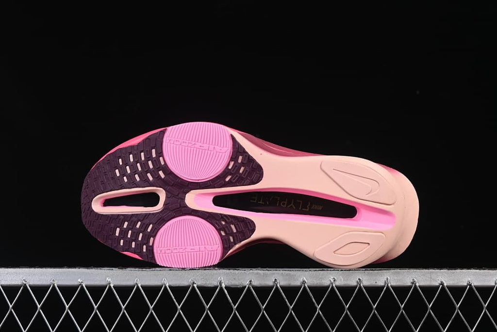 Underside view showing the outsole pattern and cutout