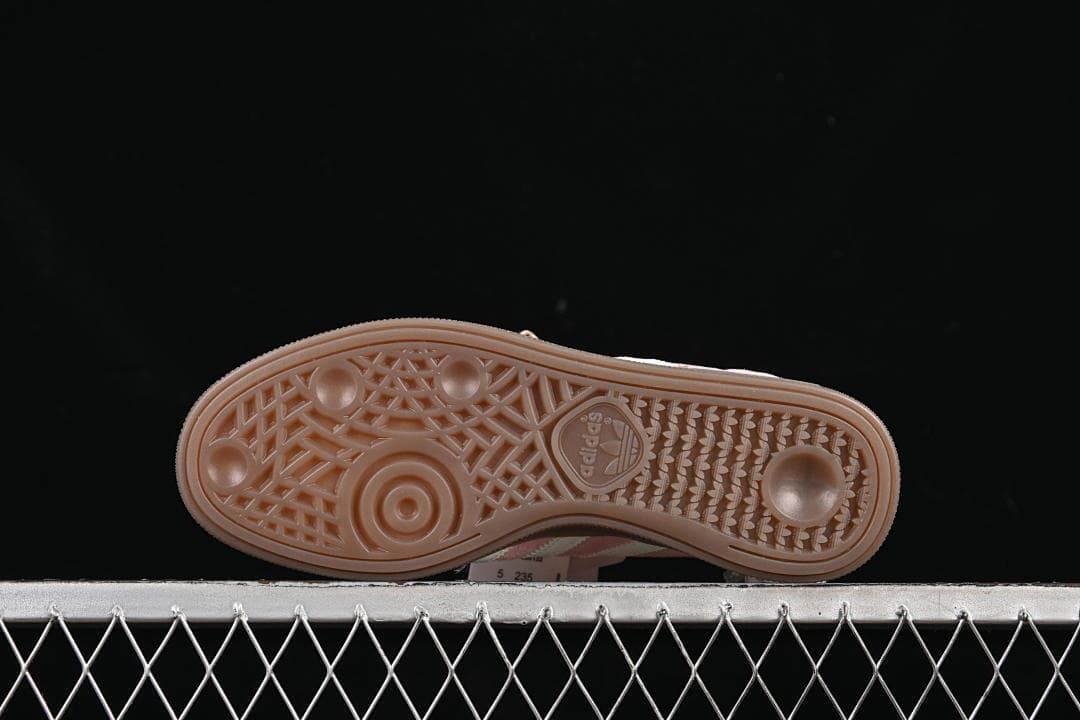 Underside view showing the gum-colored outsole tread