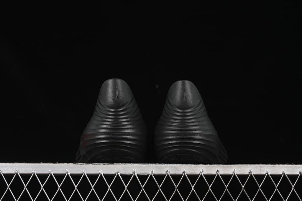 Rear view of the pair showing ridged heels