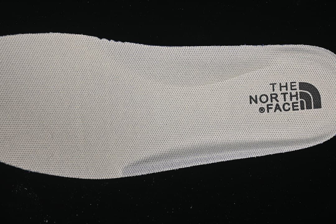 Close-up of the branded insole surface