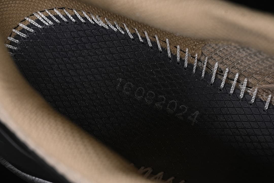 Interior construction detail of the shoe