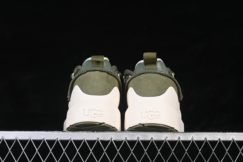 Rear view of the pair with pull tabs and UGG heel branding