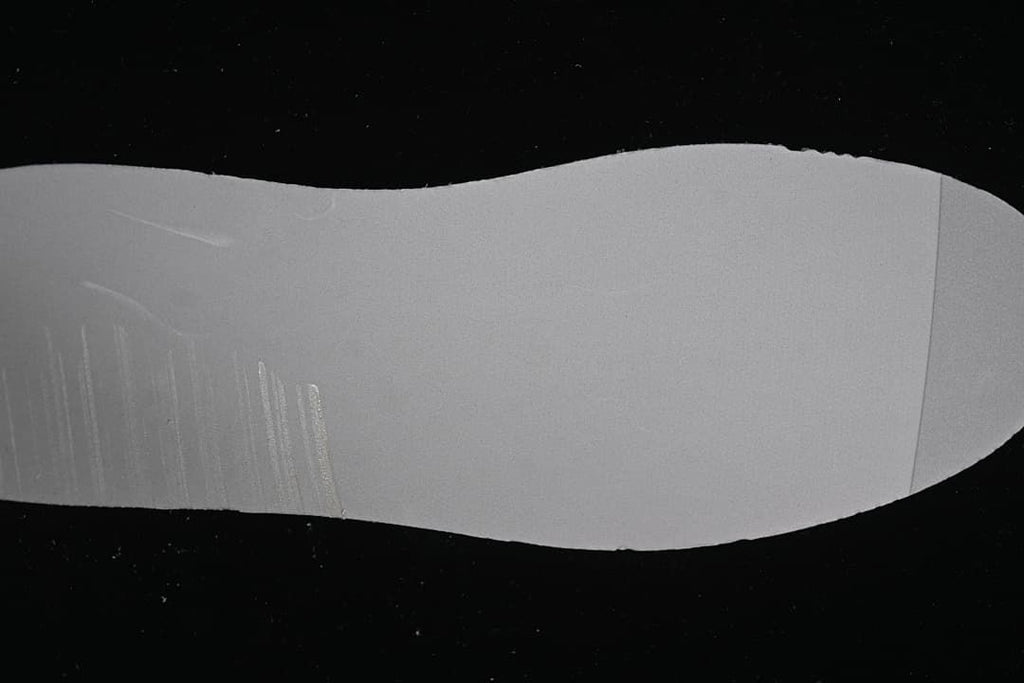 Close-up of the shoe outsole surface.