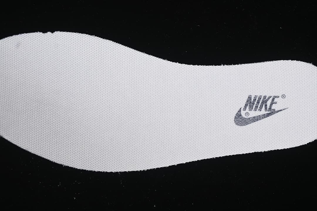 White insole with a Nike logo